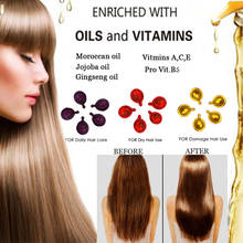 Rich Nourishing Hair Care Essential Oil Capsule Keratin Complex Vitamin Hair Serum Repair Damaged Hair Anti Drying 2024 - buy cheap