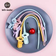 Let's Make Baby Gift Pacifier Chain Personalized Accessories 5pcs Silicone Cat Claw Clip BPA Free Pacifier Chain Nipple Holder 2024 - buy cheap