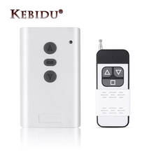 Kebidu-Interruptor de Control remoto inalámbrico Universal, módulo receptor de relé con transmisor remoto RF de 3 CANALES, cc 12V, 4 canales, 433Mhz 2024 - compra barato