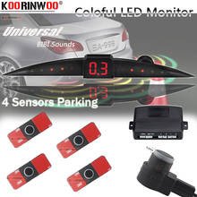 Carro Koorinwoo 4 Parktronik 16.5 MILÍMETROS Plana Sensores de Estacionamento sistema de Alarme sensor De ponto cego segurança Preto/Branco/Prata sondas Buzzer 2024 - compre barato