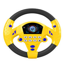 Baby Steering Toy Car Steering Wheel Sounds Toy Simulation Driving Toys Copilot Steering Wheel Game Baby Stroller Music Kid Gift 2024 - buy cheap