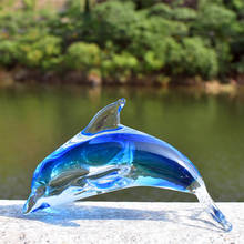 Стекло Дельфин винный шкаф творческий украшения аквариума морской подарки в виде животного 2024 - купить недорого