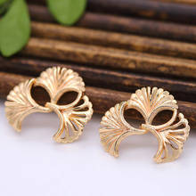 20pcs Brass Casting Gingko Leaf Pendant Quality Gold Silver Color Charms DIY Women Bridal Wedding Hair Jewelry Supplies 2024 - buy cheap