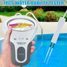 Medidor digital portátil de la calidad del agua para piscina, dispositivo de medición del nivel de pH y cloro CL2 para spa, piscina y agua potable, 2 en 1 2024 - compra barato