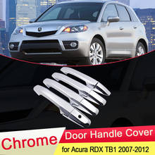 for Acura RDX TB1 2007 2008 2009 2010 2011 2012 Chrome Door Handle Cover Trim Catch Car Cap Stickers parts Accessories Garnish 2024 - buy cheap