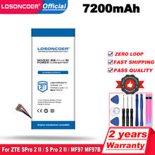 LOSONCOER-Batería de 7200mAh Li3863T43P6hA03715 para ZTE SPro 2 II / S Pro 2 II / MF97 MF97B MF97V MF97G, acumulador de 6 cables para proyector 2024 - compra barato