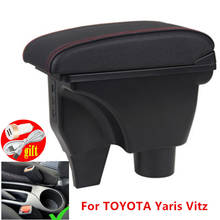 For TOYOTA Yaris armrest For TOYOTA Yaris Vitz Car armrest box car accessories central storage box Retrofit parts with USB 2024 - buy cheap