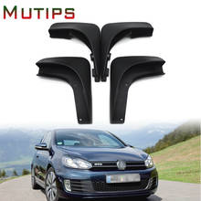 Mutips car mud flaps mudguards protector cover accessories exterior parts auto For Volkswagen VW Golf 6 Mk6 2009 2010 2011 2012 2024 - buy cheap