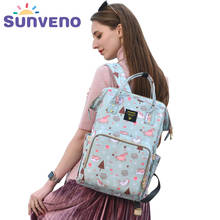 Sunveno-Bolsa de pañales de mamá, bolso de bebé de gran capacidad, mochila de viaje, bolsa de bebé de maternidad para mamá 2024 - compra barato
