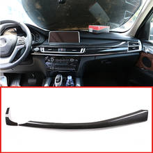 2pcs Real Carbon fiber For BMW X5 F15 X6 F16 2014-2018 Car Interior Dashboard Decoration Panel Trim Accessories Left Hand Drive 2024 - buy cheap