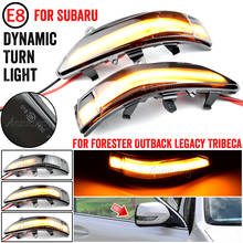 2 pieces Dynamic Blinker For Subaru Forester Outback Legacy Tribeca Impreza wrx sti Side Mirror Indicator LED Turn Signal Light 2024 - buy cheap