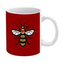 Hope Bee White Mug 11oz Ceramic Tea Cup Coffee Mug Friends Birthday Gift Mcr Man Bee Bees Superhero Great Britain Uk England Uni 2024 - buy cheap