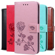 Fundas Accessories Flip Wallet 3D Rose Leather Case for Xiaomi Redmi K30 K20 Note 8 7 Pro 8T 7S Y3 6A Go 7A 8A Wallet Cover 2024 - buy cheap