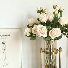 Фланелевая Жемчужная роза, искусственный цветок, украшение для Дома, свадебный букет, подарок на день рождения, отправка цветов, неизменный цветок 2024 - купить недорого