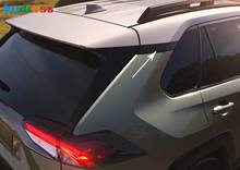 For Toyota RAV4 RAV 4 2019 2020 2021 Carbon Fiber Rear Window C Pillar Cover Trim Strip Sticker Car Styling Accessories 2pcs 2024 - buy cheap