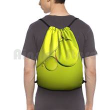 Simply Lime Backpack Drawstring Bag Riding Climbing Gym Bag  Oil Water Abstract Macro Bubbles Lime Green Chartreuse Simple 2024 - buy cheap