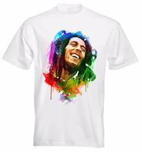 Bob Marley T Shirt Unique Design  Men's T-shirts Short Sleeve O-neck Cotton  Funny Tops Tee Casual O Neck Tshirt 2024 - buy cheap