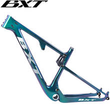 BXT New Shock Full Suspension Mountain Bike frame 29er 148*12mm boost rear spacing 142 * 12mm travel 100mm mountain bike frame 2024 - buy cheap