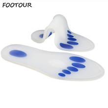 FOOTOUR Soft Medical Silicone Gel Insoles Orthopedic Insoles Sole Pad Flatfoot for Shoes Plantar Fasciitis Feet Care Inserts 2024 - buy cheap