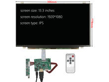 13.3 Inch For Raspberry Pi Banana/Orange Pi Mini Computer IPS LCD Screen Display Monitor HDMI-Compatible Driver Control Board 2024 - buy cheap