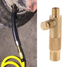 Brass Car Tire Inflator Standard Fine Thread Vehicle Air Compressor Pump Connector with Deflation function 2024 - buy cheap