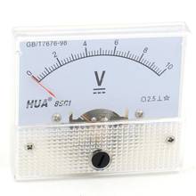 Voltage Meter 85C1 DC 0-10V Rectangle Analog Panel Volt Meter Gauge Class 2.5 2024 - buy cheap