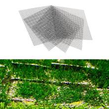 Aquário tanque de peixes de aço inoxidável almofada de rede de arame plantas musgo net decoração 8x8cm novo 2024 - compre barato
