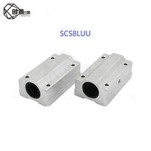 2Pcs / a lot SCS8LUU Bearing slider SCSL8UU 8mm Linear Ball Bearing Block CNC Router for CNC 3D printer shafts for XYZRod 2024 - buy cheap