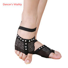 Women dance belly dance foot thong dance shoes foot half sun diamond decorated size 34 - 41 (us3.5 - 10.5) S,M,L,XL 2024 - buy cheap