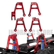 Montaje de amortiguadores delanteros y traseros para coche RC Crawler AXIAL SCX10 II, CNC, aluminio rojo, 4 Uds., 1/10 2024 - compra barato