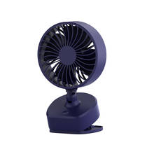 Ichoque ventilador portátil com prendedor, mini ventilador de mesa recarregável por usb com rotação em 360 graus ajustável 2024 - compre barato