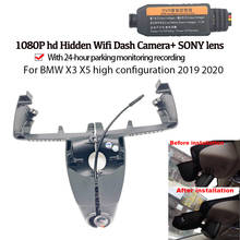 Grabadora de vídeo DVR para coche, cámara de salpicadero con Wifi, alta configuración, visión nocturna, alta calidad, hd 2019 P, para BMW X3, X5, 2020, 1080 2024 - compra barato