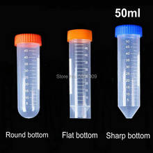 20Pcs/lot 50ml Plastic Centrifugal Tube  PP Laboratory container Vial with Screw Cap 2024 - buy cheap