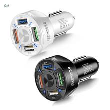 4 Ports 3 USB Car Charger Quick Charge 3.0 Universal Fast Charging in car 4 Port Mobile Phone Charger 13MF 2024 - buy cheap