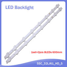 New Kit 10 PCS 8LEDs 600mm LED backlight strip for LG 32LJ510U HC320DXN-ABSL1-A142 SSC_32LJ61_HD S SSC_32LJ61_HD_8LED 2024 - buy cheap