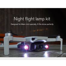 DJI Mini 2 Drone Rotatable LED Lights Night Flight Lamp Kit Searchlight CRRE-Q5 Flashlight for DJI Mavic Mini Drone Accessories 2024 - buy cheap