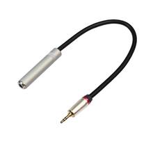 3.5mm male gold to 6.35mm 1/4 female cable 3.5 Plug To 6.35 Jack Stereo Speaker Audio Adapter Converter For Microphones 2024 - buy cheap