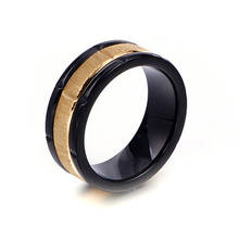 Designer Rotating Wedding Bands Titanium Ring For Men And Women Stainless Steel Finger Ring 8mm Comfort Fit USA Design 2024 - buy cheap