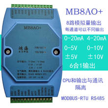 Módulo de saída analógica rs485 modbus, 4-20ma/0-5v/0-10v/+-5v/+-10v 2024 - compre barato