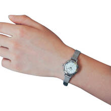 Часы наручные женские кварцевые аналоговые с маленьким циферблатом, изящные деловые, роскошные # f 2024 - купить недорого