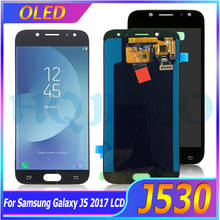 Tela lcd oled para samsung j530 j5 pro 2017 j530y, touch screen, digitalizador, display, para samsung galaxy j5 pro, j530f 2024 - compre barato