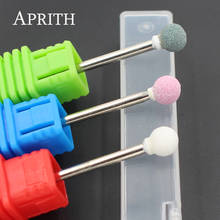 APRITH 1PCS Ceramic Stone Nail Drill Bit Corundum Burr Cuticle Clean Mill Bits For Manicure Nail Drill Accessories Nail Tools 2024 - buy cheap