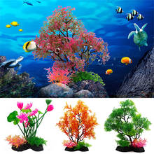 Artificial Plants Aquarium Decor Simulation Water Weeds Ornament Plant Fish Tank landscaping Aquarium Grass Decoration 2024 - buy cheap