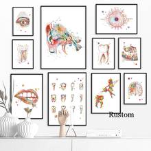 Dentistry Poster Graffiti Nordic Canvas Wall Art Biological Style Painting for Interior Art Prints for Bedroom Frameless Home 2024 - buy cheap