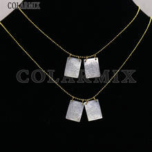 Pingentes de ouro benito 6 peças, corrente slim dourada branca, joias da moda, colar para mulheres 9717 2024 - compre barato