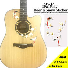 Hot Sell DIY Guitarra Inlay Sticker Bird and Flower Decals Guitar Body  Sticker for Electric Acoustic Guitar 2024 - buy cheap