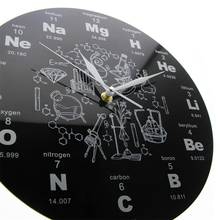 Chemical Elements Periodic Acrylic Wall Clock Science Chemistry Symbol Clock Chemistry Teacher Gift Wall Art Decoration 2024 - buy cheap