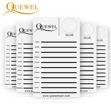 Quewel Acrylic Eyelashes Pad 5 Pieces Individual Eyelash Extension Pallet False Volume Lash Holder Traning Beauty Makeup Tool 2024 - buy cheap