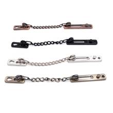 2pcs/lot Sliding Door Lock Chain Bolt Safety Chain Hotel Office Security Chain Gate Cabinet Latches Decorative Hardware 2024 - buy cheap