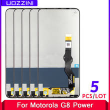 5 шт./лот 5 шт. ЖК-дисплей для Motorola Moto G8 мощный сенсорный дисплей дигитайзер в сборе 100% протестирован Замена для G8 Power lite 2024 - купить недорого